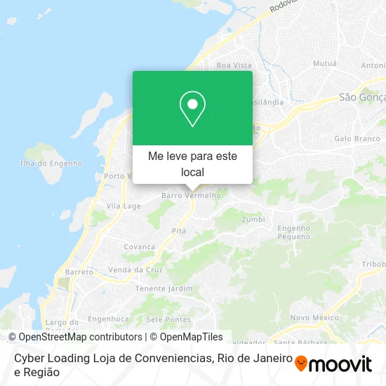 Cyber Loading Loja de Conveniencias mapa