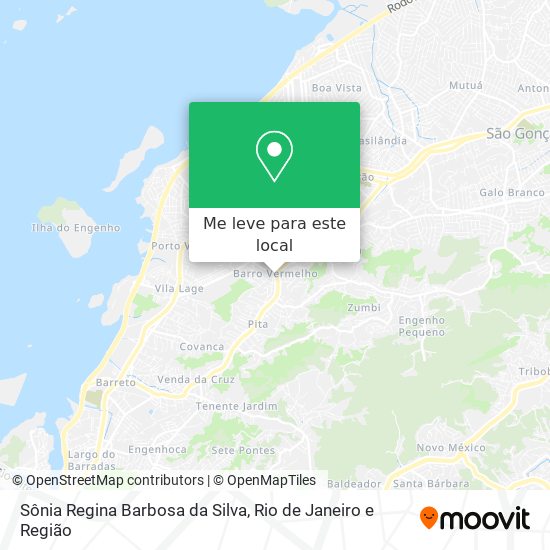 Sônia Regina Barbosa da Silva mapa
