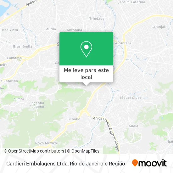 Cardieri Embalagens Ltda mapa
