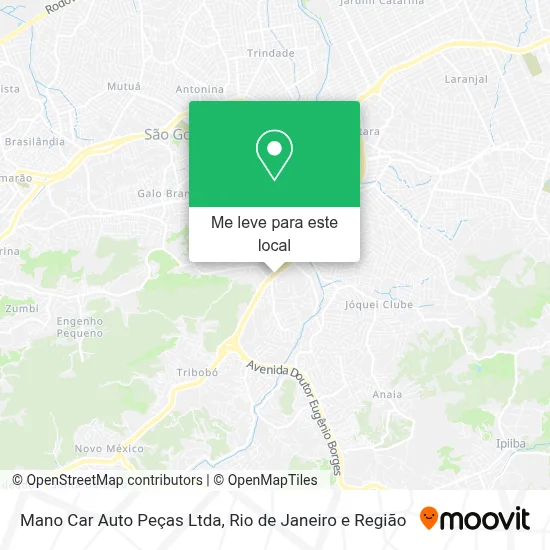 Mano Car Auto Peças Ltda mapa