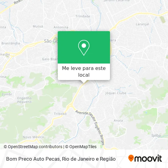 Bom Preco Auto Pecas mapa