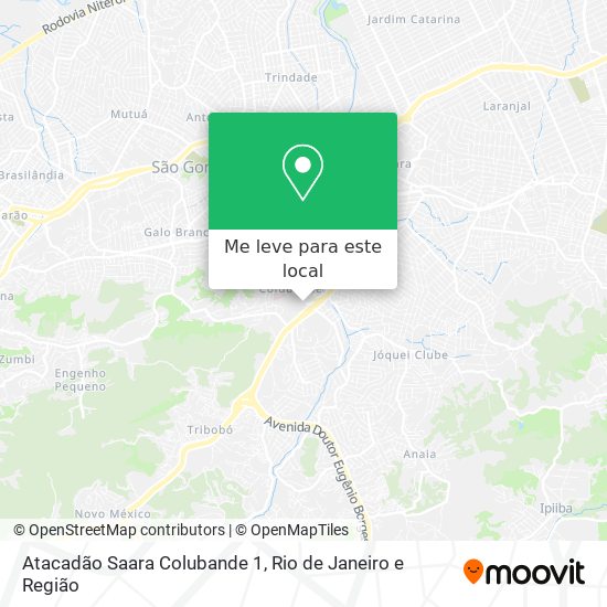 Atacadão Saara Colubande 1 mapa