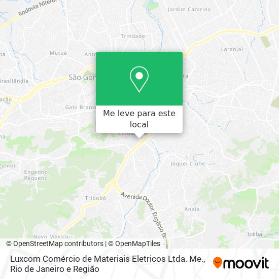 Luxcom Comércio de Materiais Eletricos Ltda. Me. mapa