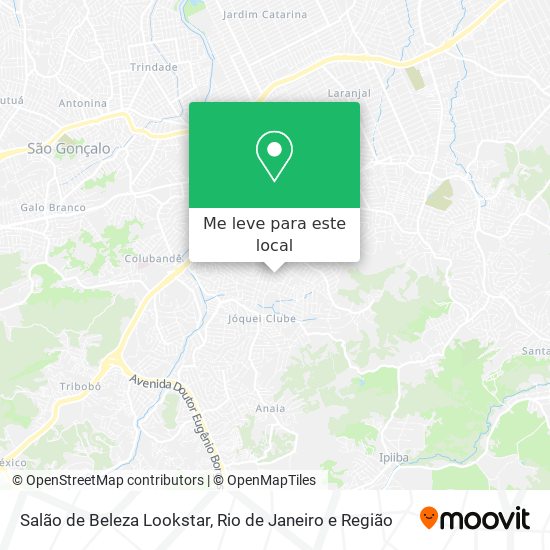 Salão de Beleza Lookstar mapa