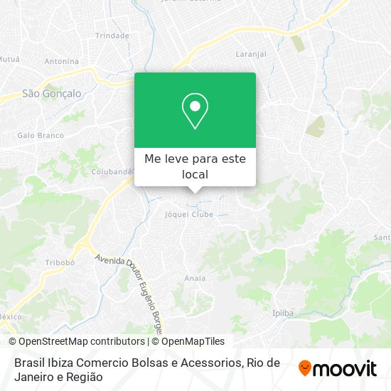 Brasil Ibiza Comercio Bolsas e Acessorios mapa