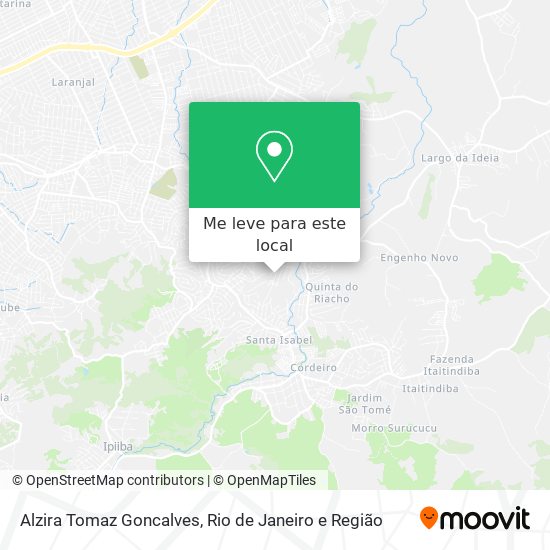 Alzira Tomaz Goncalves mapa