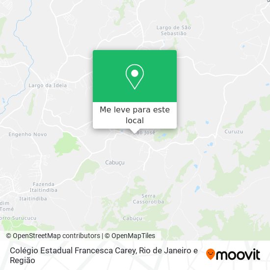 Colégio Estadual Francesca Carey mapa