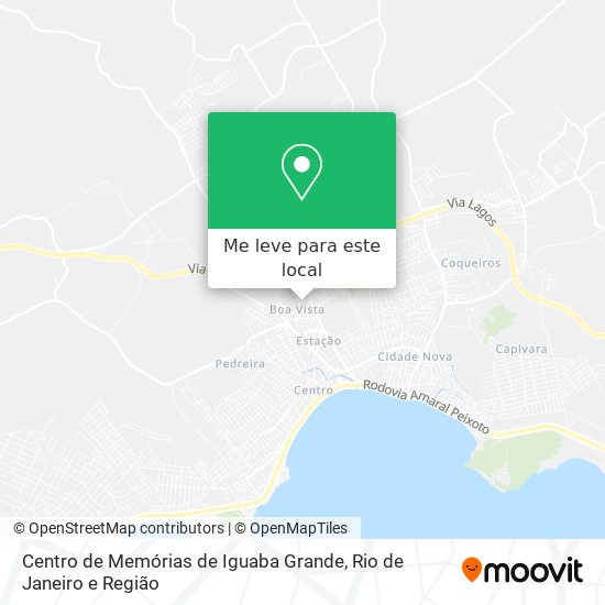 Centro de Memórias de Iguaba Grande mapa