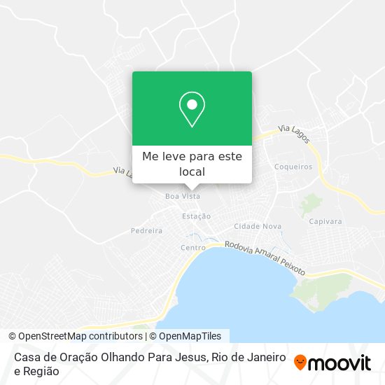 Casa de Oração Olhando Para Jesus mapa