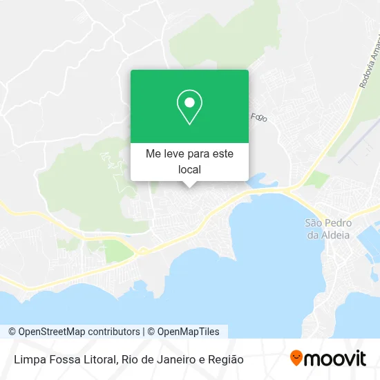 Limpa Fossa Litoral mapa