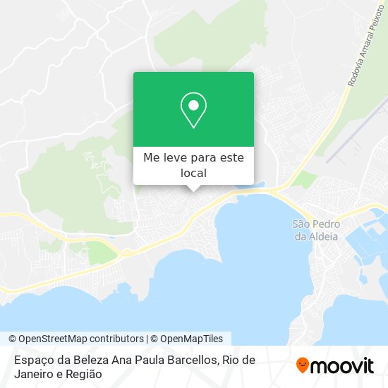 Espaço da Beleza Ana Paula Barcellos mapa