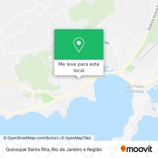 Quiosque Santa Rita mapa