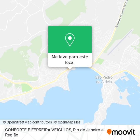 CONFORTE E FERREIRA VEICULOS mapa
