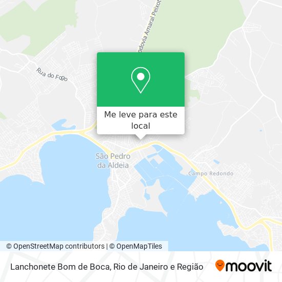 Lanchonete Bom de Boca mapa