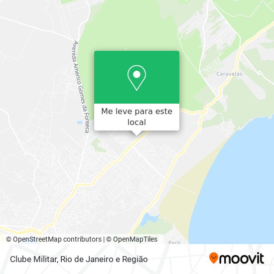 Clube Militar mapa
