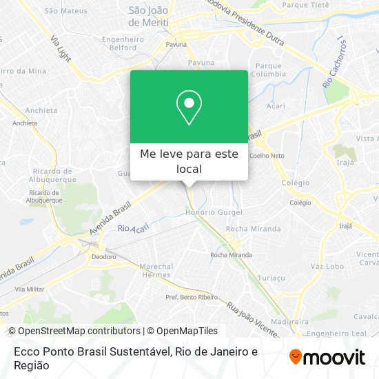 Ecco Ponto Brasil Sustentável mapa