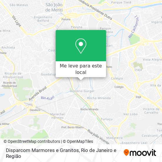 Disparcom Marmores e Granitos mapa
