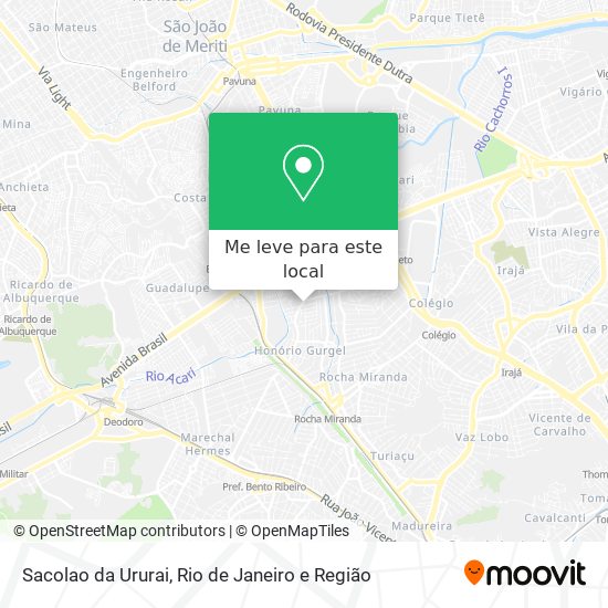 Sacolao da Ururai mapa