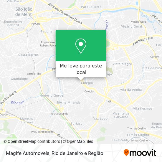 Magife Automoveis mapa