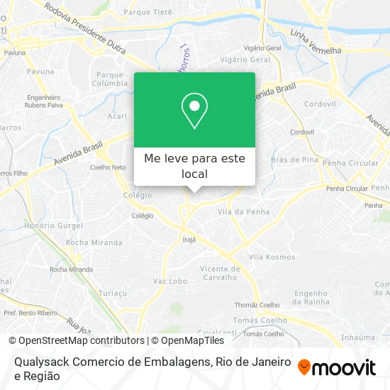 Qualysack Comercio de Embalagens mapa