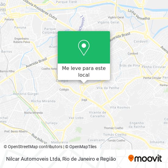 Nilcar Automoveis Ltda mapa