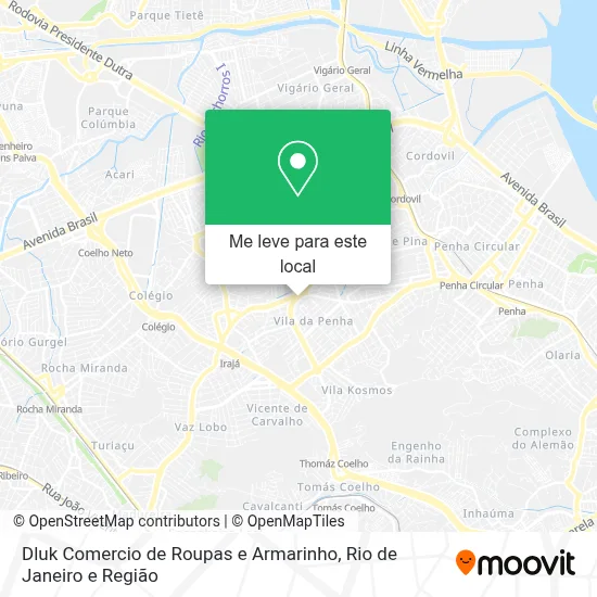 Dluk Comercio de Roupas e Armarinho mapa