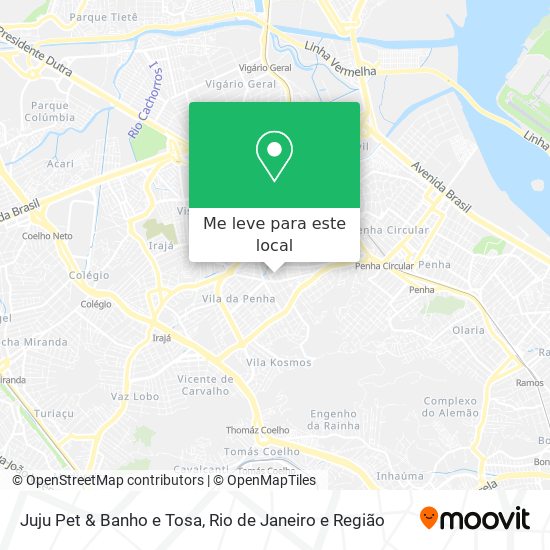 Juju Pet & Banho e Tosa mapa