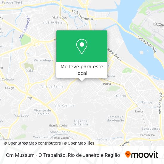 Cm Mussum - O Trapalhão mapa