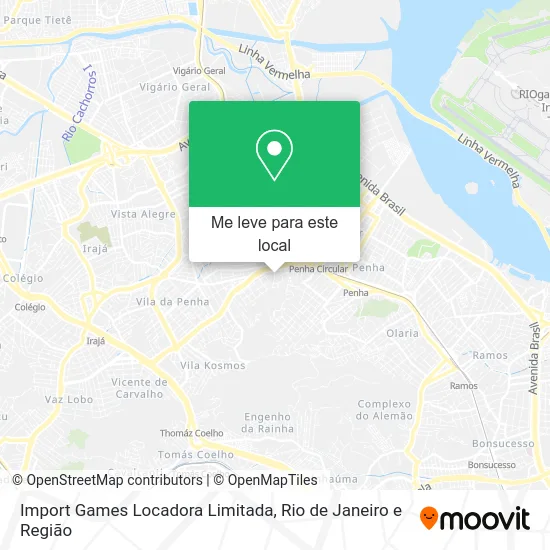 Import Games Locadora Limitada mapa