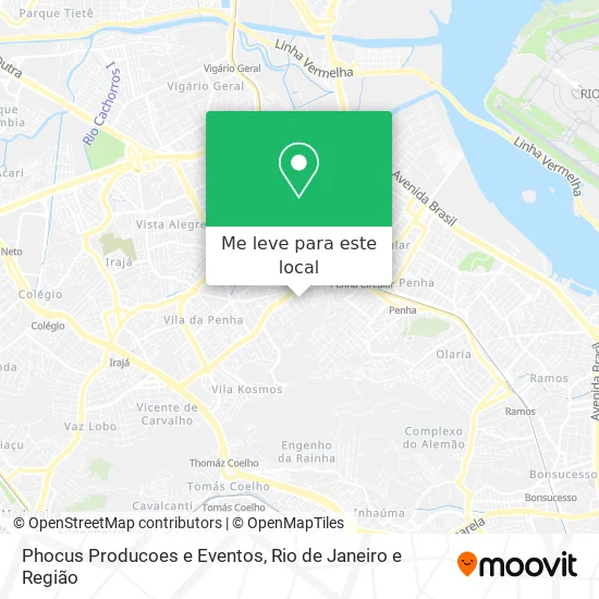 Phocus Producoes e Eventos mapa