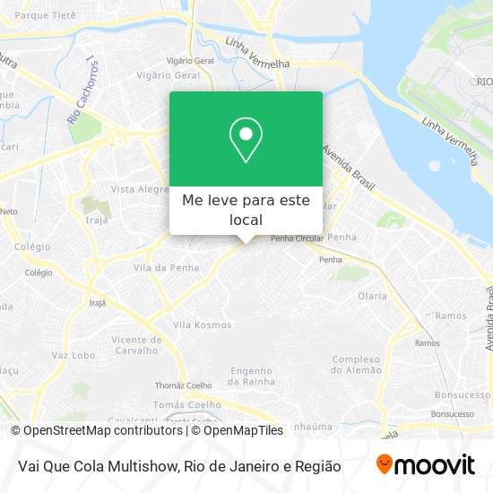 Vai Que Cola Multishow mapa