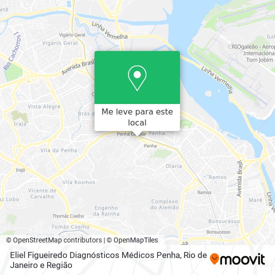 Eliel Figueiredo Diagnósticos Médicos Penha mapa