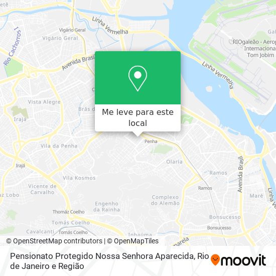 Pensionato Protegido Nossa Senhora Aparecida mapa