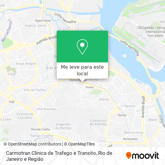 Carmotran Clinica de Trafego e Transito mapa