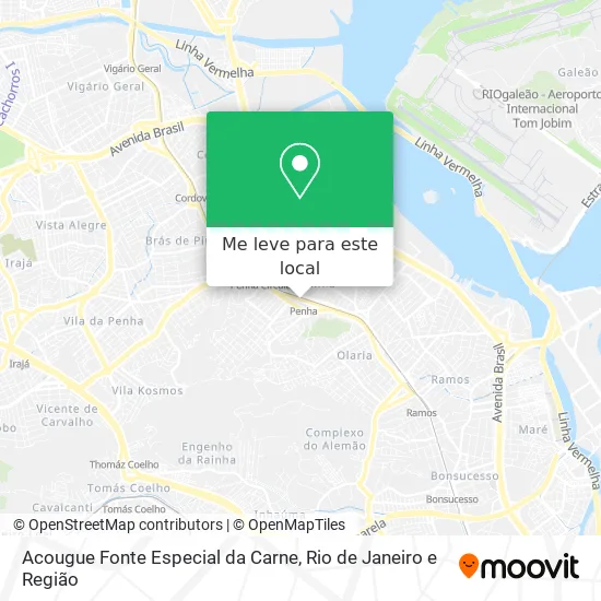 Acougue Fonte Especial da Carne mapa