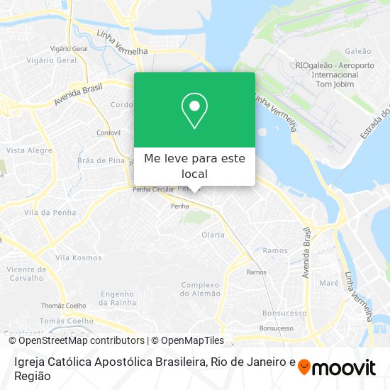 Igreja Católica Apostólica Brasileira mapa