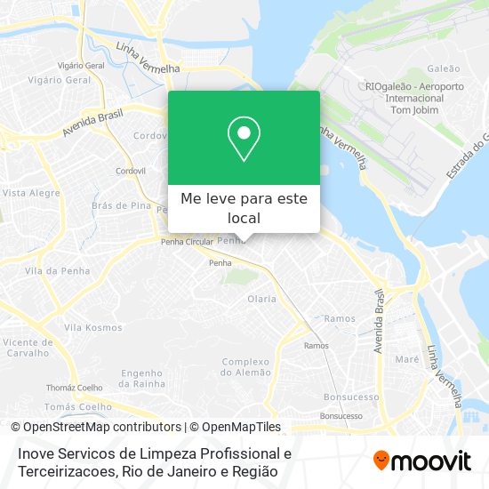 Inove Servicos de Limpeza Profissional e Terceirizacoes mapa