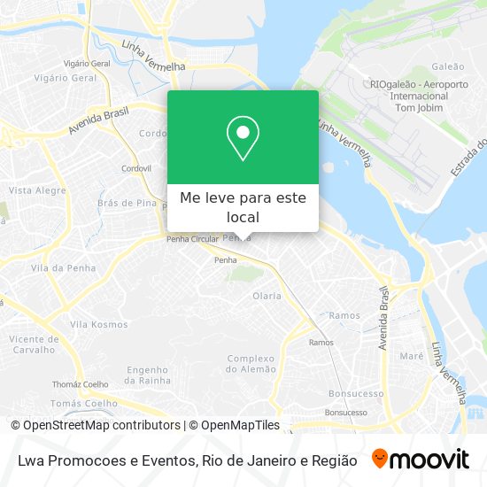Lwa Promocoes e Eventos mapa