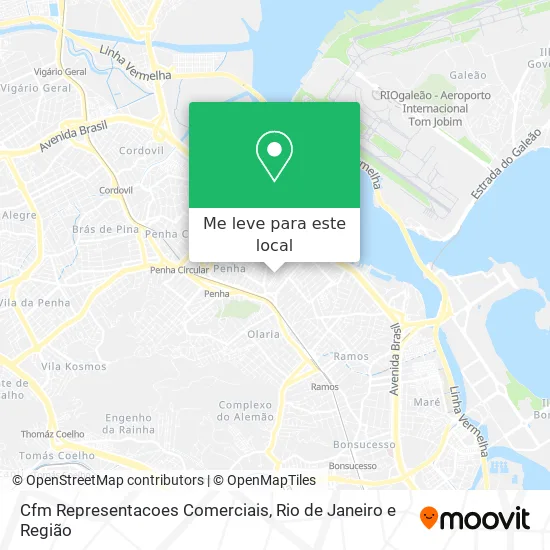Cfm Representacoes Comerciais mapa