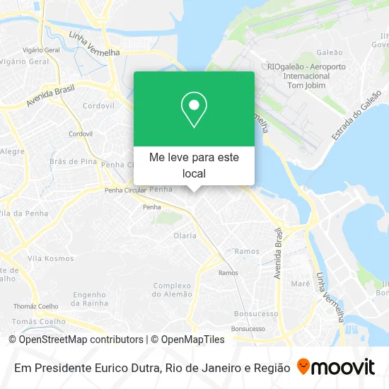 Em Presidente Eurico Dutra mapa