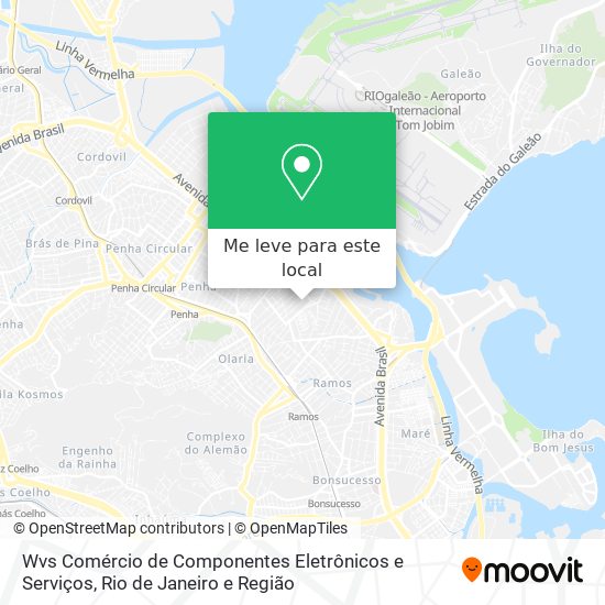 Wvs Comércio de Componentes Eletrônicos e Serviços mapa