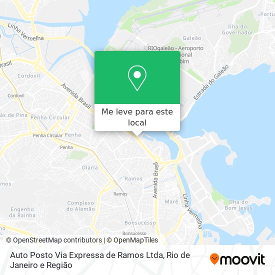 Auto Posto Via Expressa de Ramos Ltda mapa