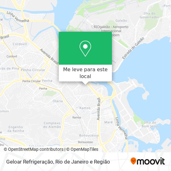 Geloar Refrigeração mapa