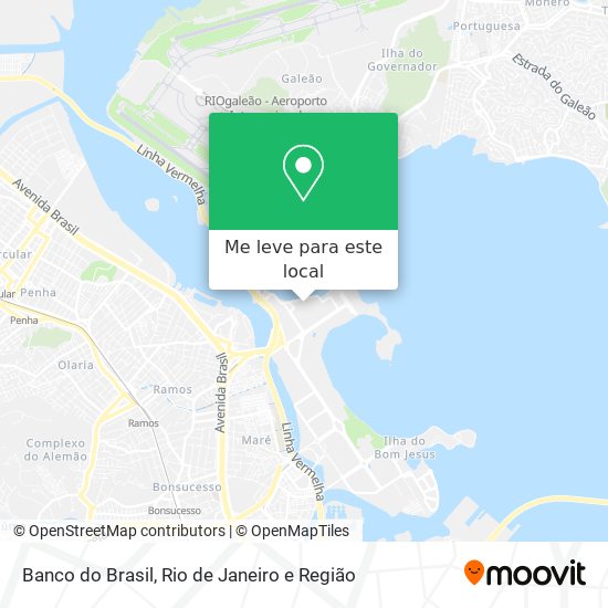 Banco do Brasil mapa