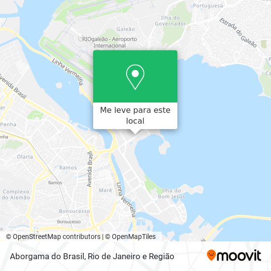 Aborgama do Brasil mapa