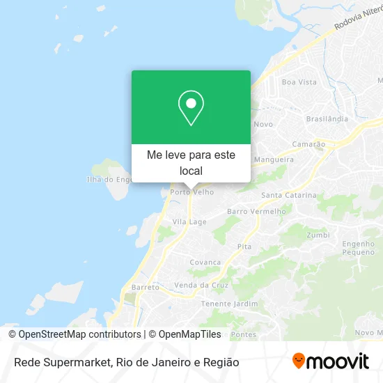 Rede Supermarket mapa