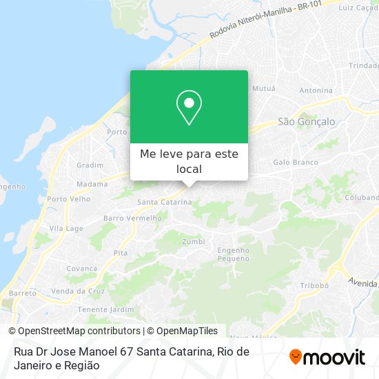 Rua Dr Jose Manoel 67 Santa Catarina mapa