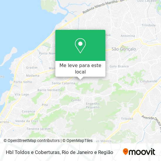 Hbl Toldos e Coberturas mapa