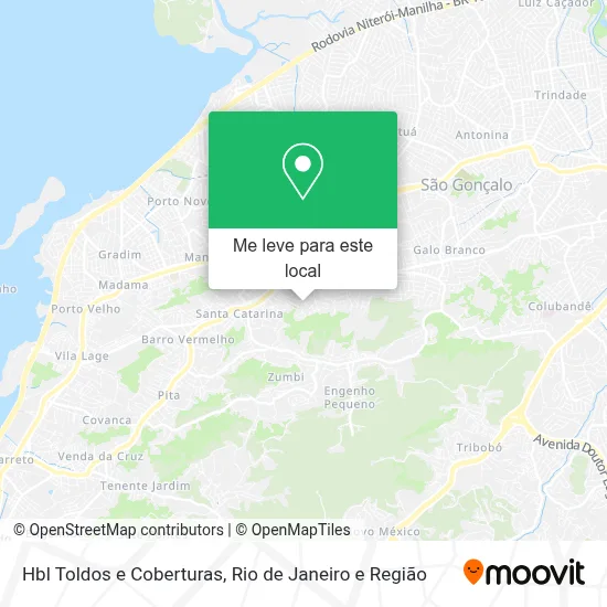 Hbl Toldos e Coberturas mapa
