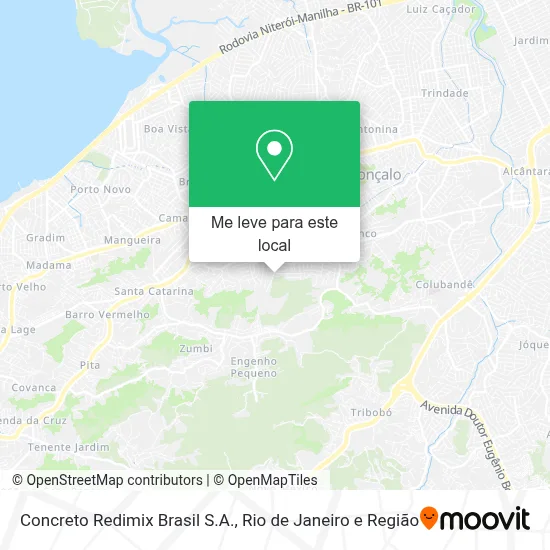 Concreto Redimix Brasil S.A. mapa